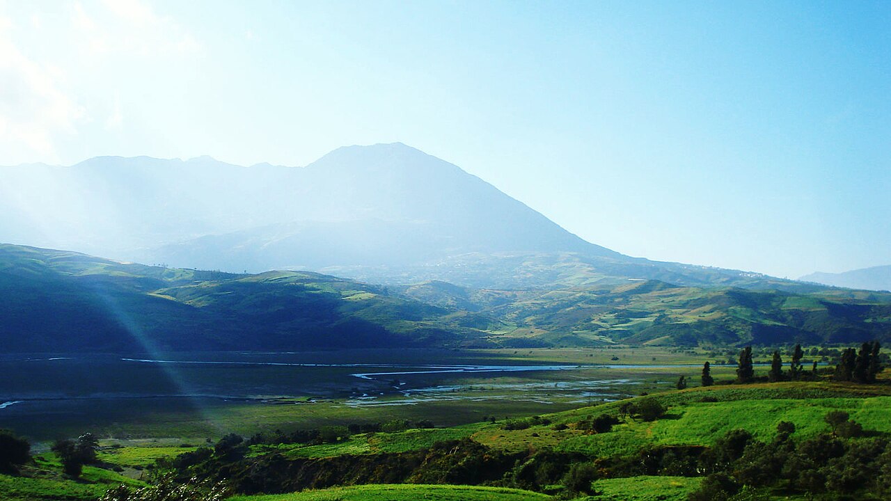 A view of the Rif Mountains around Chefchaouen.