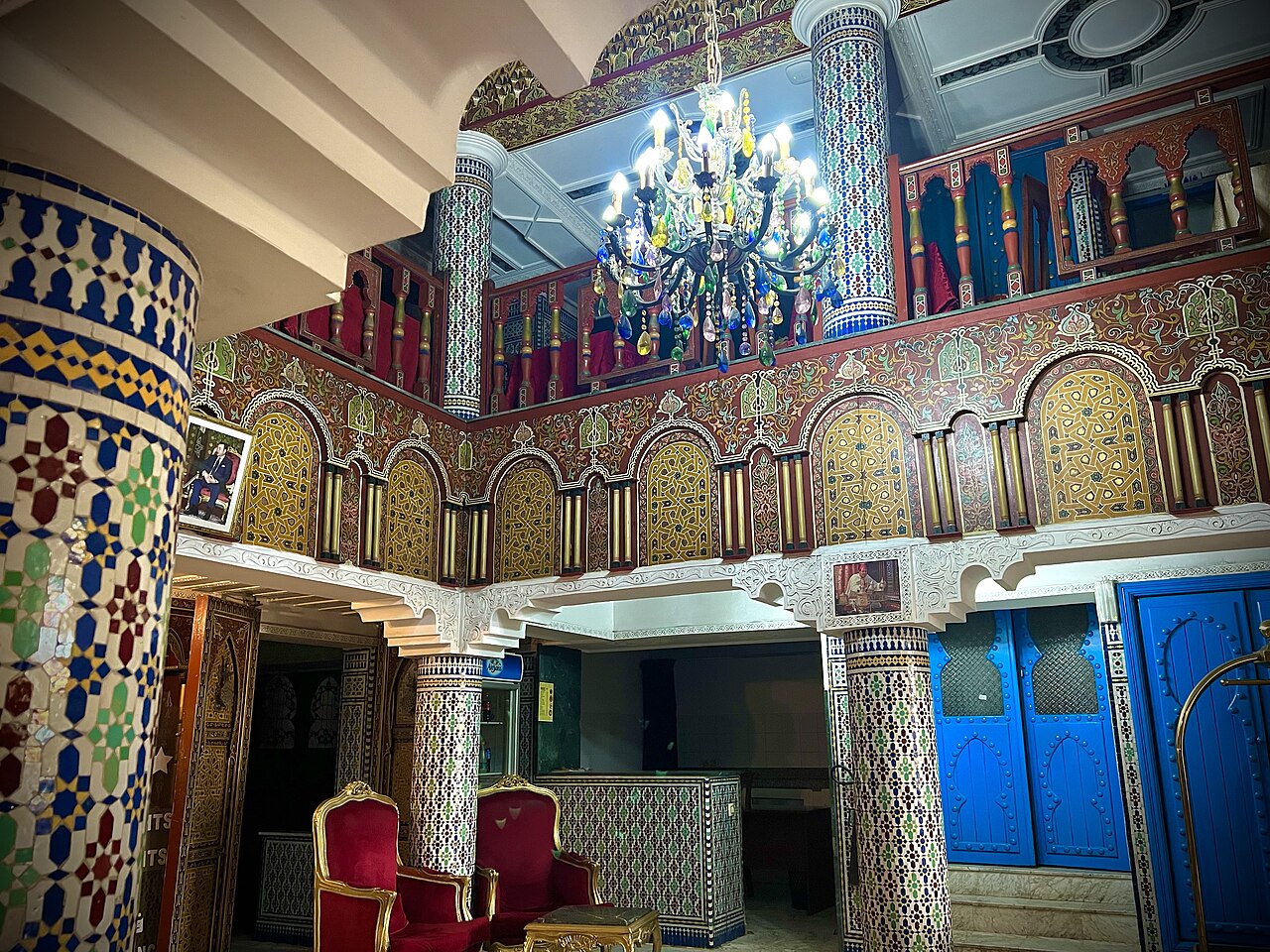 Casablanca, Morocco November 2023 - Building interior